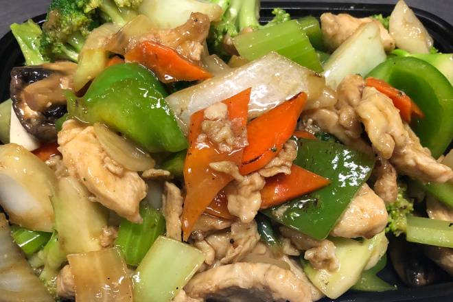Stir fried Chicken Vegetable Medley 鸡肉炒杂菜